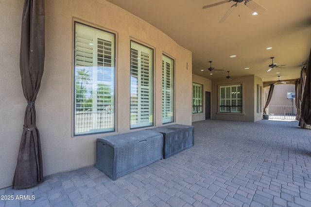 10033 W Jj Ranch Rd, Peoria, AZ 85383 - view of patio with a ceiling fan