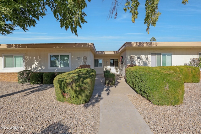 view of ranch-style house