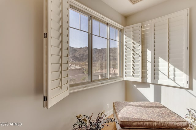 interior space featuring baseboards