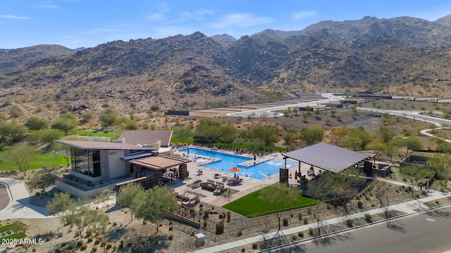 812 E Summerside Rd, Phoenix, AZ 85042 - view of subject property with a pool area and mountains
