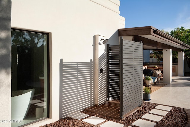 8332 E San Simon Dr, Scottsdale, AZ 85258 - exterior space featuring stucco siding
