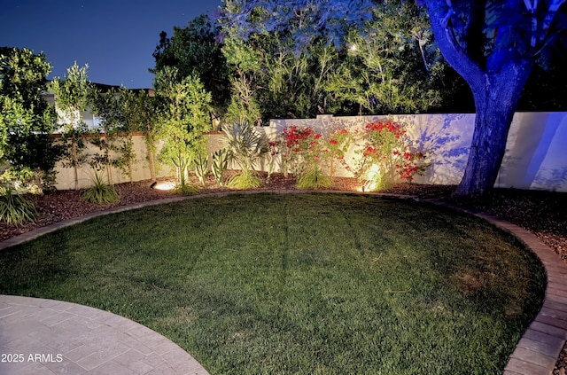 8332 E San Simon Dr, Scottsdale, AZ 85258 - view of yard featuring a fenced backyard