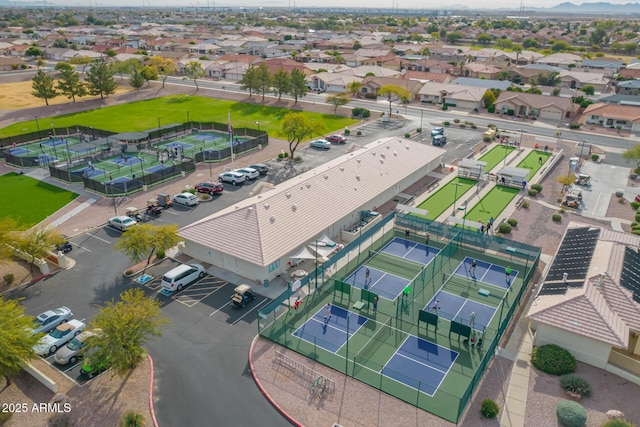 birds eye view of property featuring a residential view