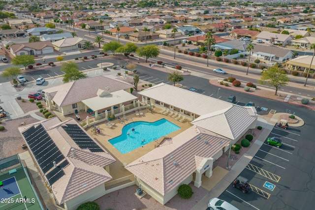 birds eye view of property featuring a residential view