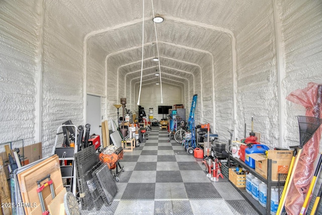 view of storage room
