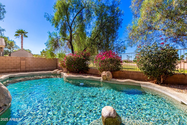 view of swimming pool