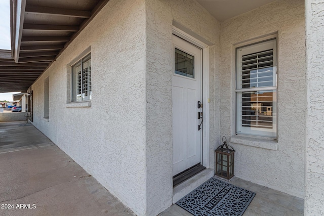 view of entrance to property