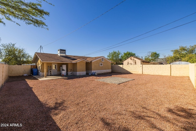 view of rear view of property