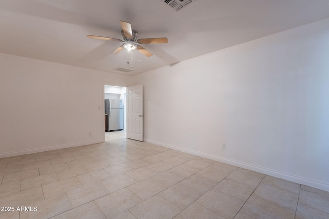3140 W Alvarado Rd, Phoenix, AZ 85009 - spare room with a ceiling fan and baseboards