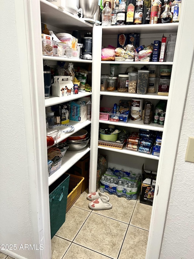 view of pantry