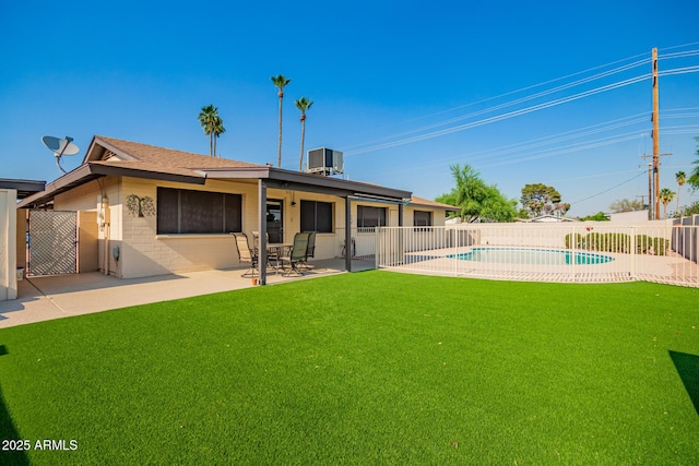 3901 W Augusta Ave, Phoenix, AZ 85051 - rear view of house featuring a patio area and central AC