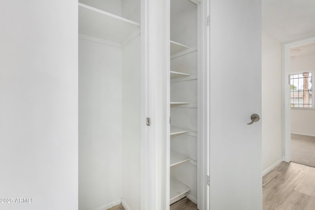 view of closet