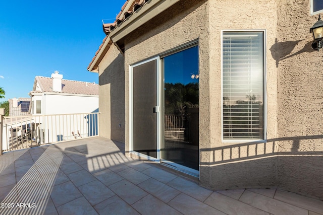 view of patio / terrace featuring a balcony