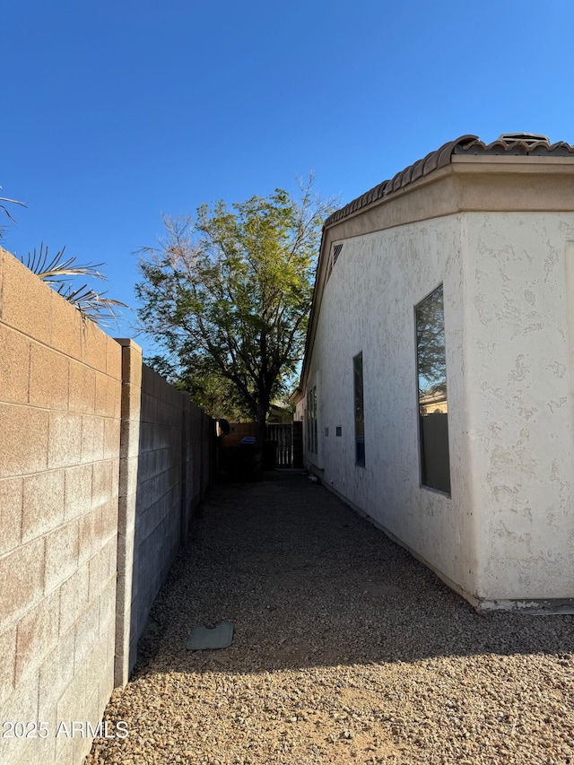 view of side of property