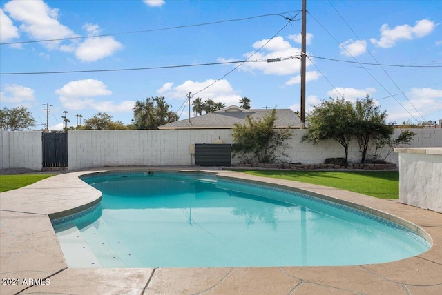 view of pool