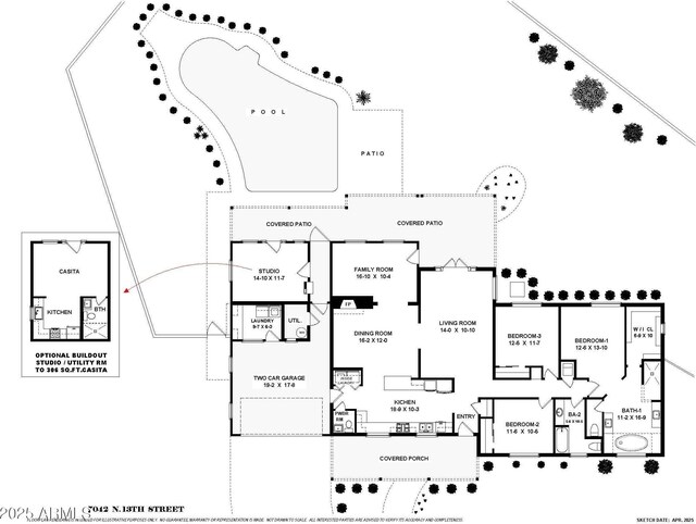 7042 N 13th St, Phoenix, AZ 85020 - view of layout