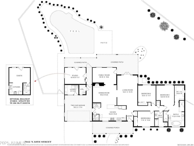 7042 N 13th St, Phoenix, AZ 85020 - floor plan