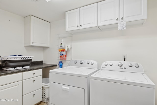 7042 N 13th St, Phoenix, AZ 85020 - laundry room featuring cabinet space and washer and dryer