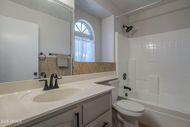 10101 N 91st Ave Unit 111, Peoria, AZ 85345 - full bath featuring vanity, toilet, and bathing tub / shower combination