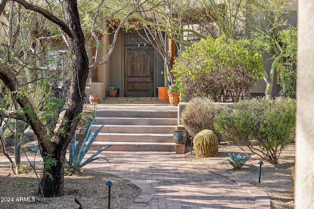 view of entrance to property