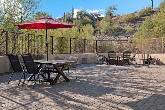 view of patio