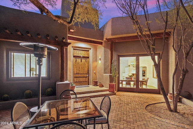 36600 N 50th St, Cave Creek, AZ 85331 - view of patio / terrace featuring french doors and outdoor dining area