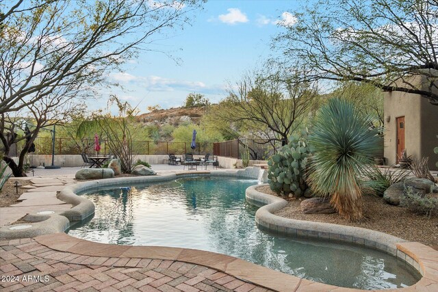 36600 N 50th St, Cave Creek, AZ 85331 - view of swimming pool with a patio area
