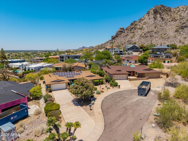 6802 N 26th St, Phoenix, AZ 85016 - aerial view of residential area with mountains