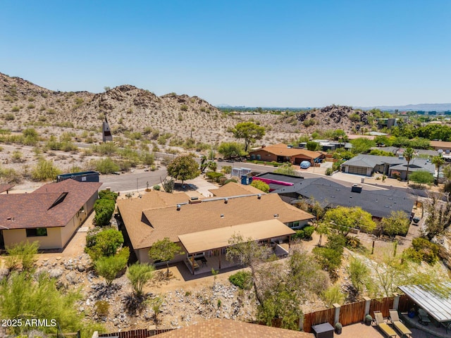 6802 N 26th St, Phoenix, AZ 85016 - aerial view of residential area with mountains