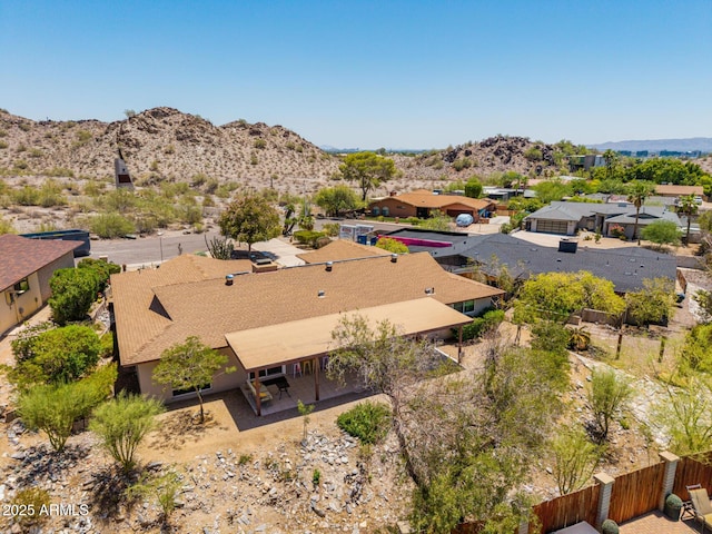 6802 N 26th St, Phoenix, AZ 85016 - aerial view of residential area with mountains