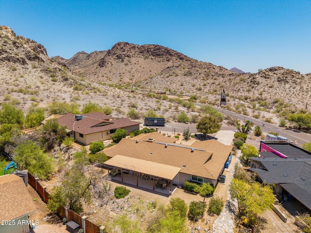 6802 N 26th St, Phoenix, AZ 85016 - view from above of property featuring a mountain backdrop