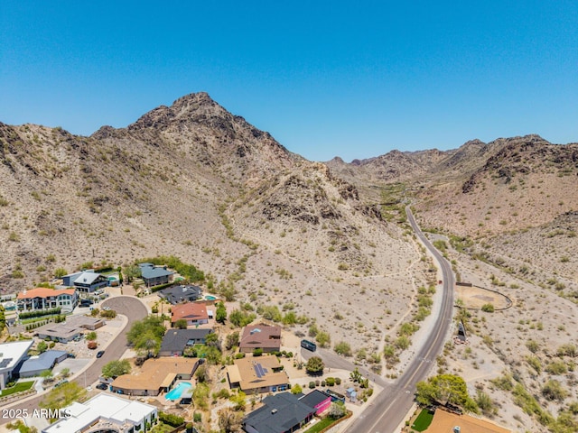 6802 N 26th St, Phoenix, AZ 85016 - drone / aerial view of a desert landscape and a mountainous background