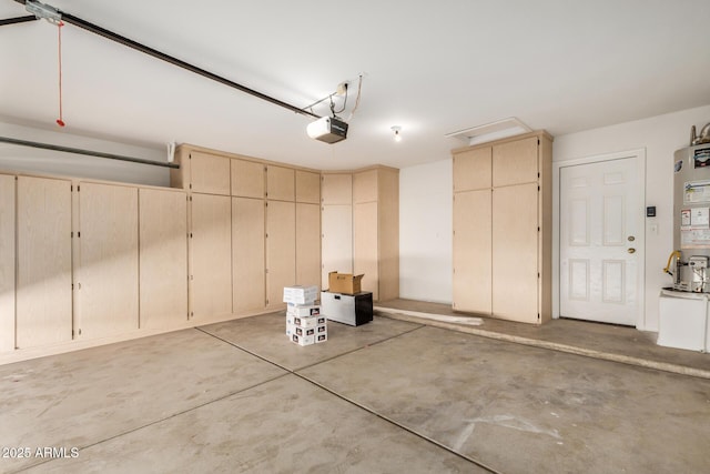 16120 N 86th Ln, Peoria, AZ 85382 - garage featuring a garage door opener and water heater