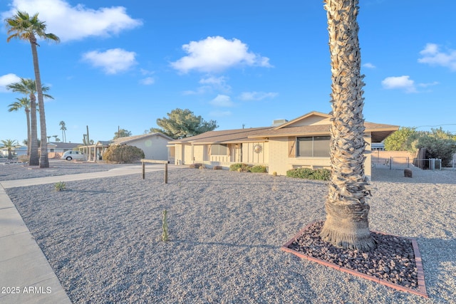 view of ranch-style house