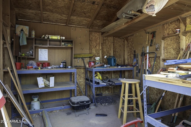 view of storage room