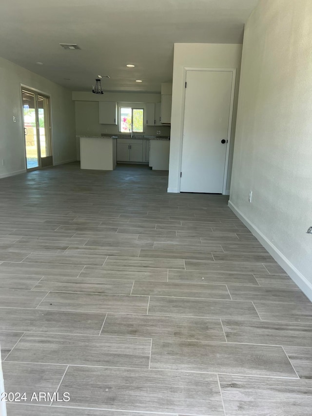 view of unfurnished living room