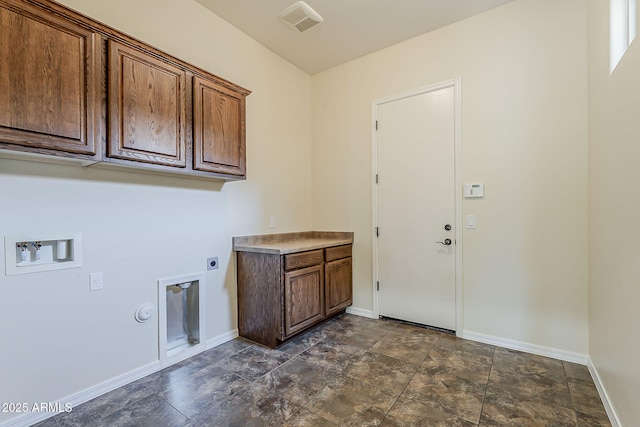 30374 N 124th Dr, Peoria, AZ 85383 - laundry room featuring cabinet space, hookup for a washing machine, electric dryer hookup, and baseboards