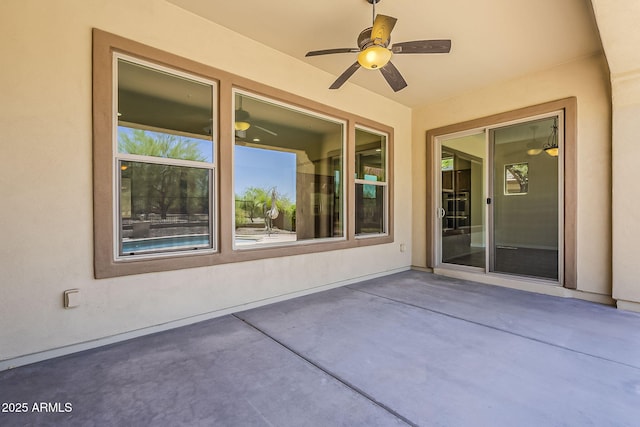 30374 N 124th Dr, Peoria, AZ 85383 - view of patio / terrace featuring ceiling fan