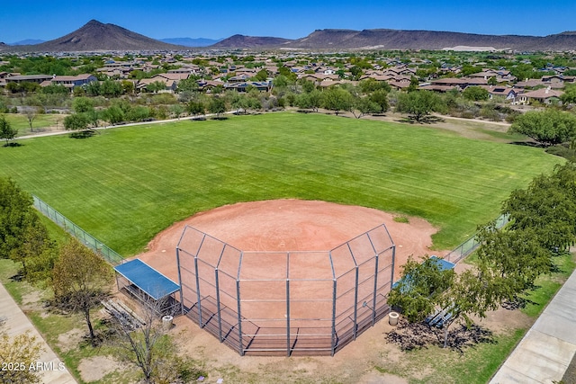 30374 N 124th Dr, Peoria, AZ 85383 - aerial view of residential area with mountains