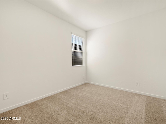 spare room featuring carpet flooring