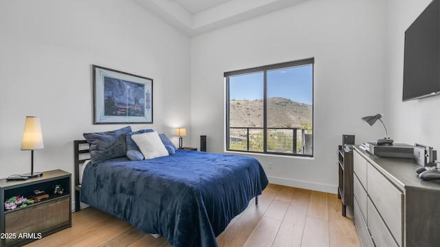 1805 E Rocky Slope Dr, Phoenix, AZ 85048 - bedroom featuring baseboards and light wood finished floors