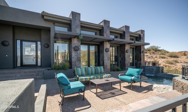 1805 E Rocky Slope Dr, Phoenix, AZ 85048 - view of patio with an outdoor hangout area