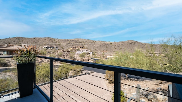 1805 E Rocky Slope Dr, Phoenix, AZ 85048 - balcony featuring a mountain view