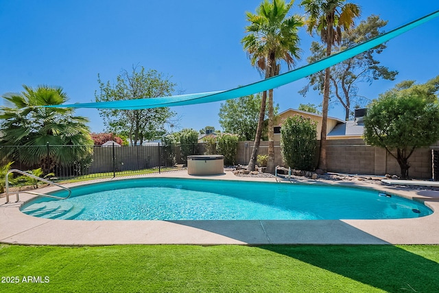 view of pool