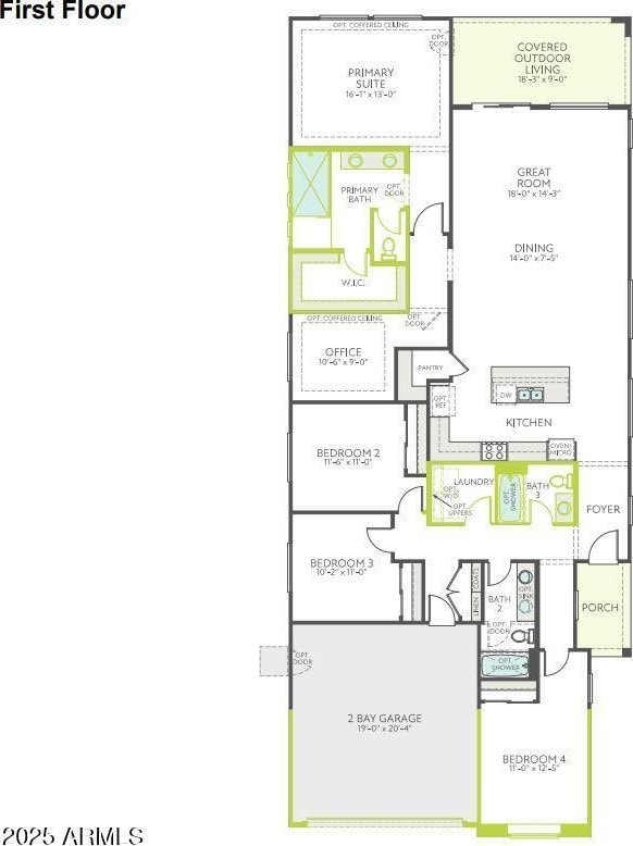 366 E Las Perlas Ln, San Tan Valley, AZ 85140 - floor plan / room layout