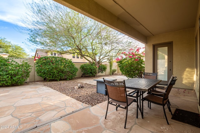 view of patio