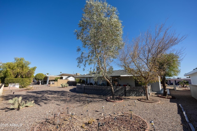 view of ranch-style home