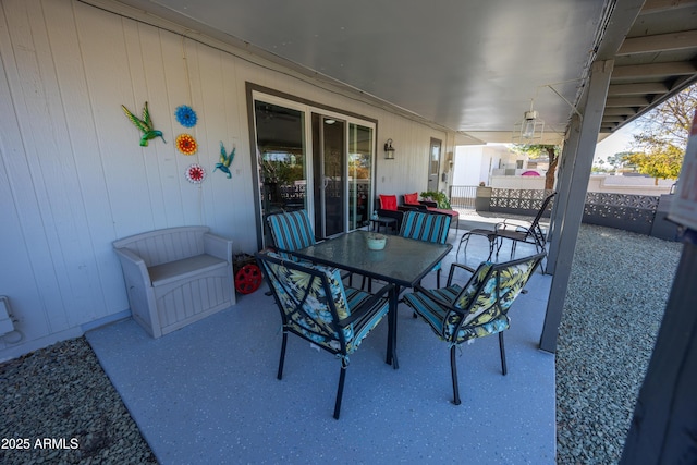 view of patio