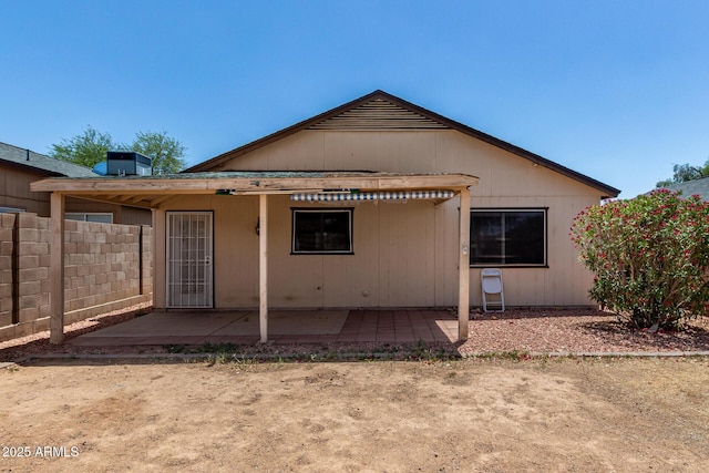 2906 W Irma Ln, Phoenix, AZ 85027 - rear view of house featuring a patio and fence