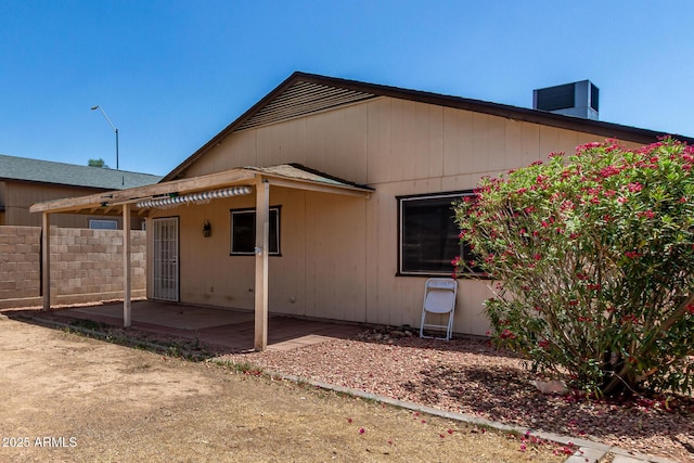 2906 W Irma Ln, Phoenix, AZ 85027 - rear view of house with a patio and fence